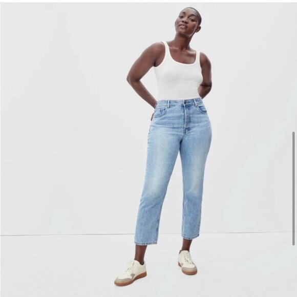 Everlane - The Curvy Cheeky Straight Jeans 4183 | Size 31 | Sky Blue - Picture 1 of 16